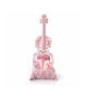 Pink Flamingo Violin LED Glitter Water Globe Decoration