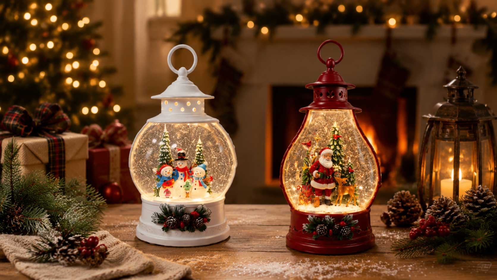 Snow Globe Christmas Ornaments