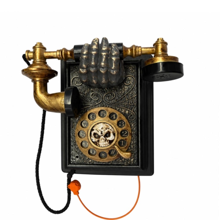 Talking Halloween Vintage Telephone Prop