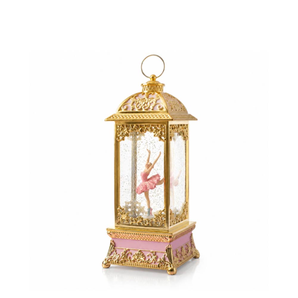 Vintage Rotating Ballerina Glitter Lantern Decoration Wholesale