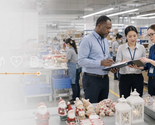 Social compliance audit at a seasonal decor manufacturing factory