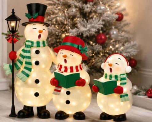 Christmas Decor Trends 2026 – Snowman Family