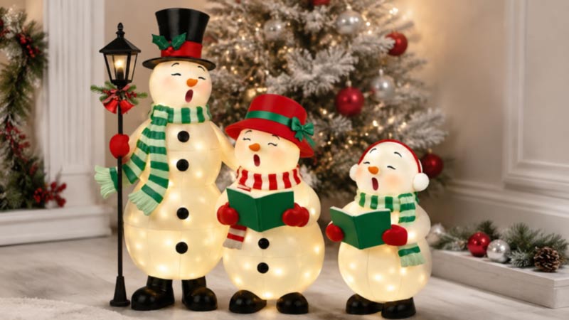 Christmas Decor Trends 2026 – Snowman Family