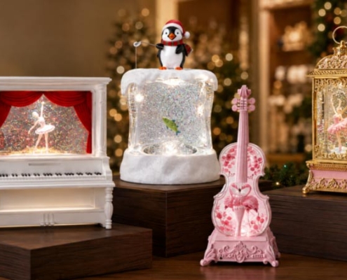 Interactive Christmas decorations 2027 featuring LED Water Spinners and musical lanterns