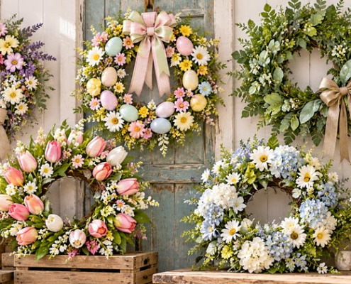 Artificial Spring Wreaths Wholesale