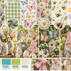 Spring floral patterns 2027 featuring wildflower prints, gingham checks, botanical motifs, butterflies, Easter decorations and cottagecore home decor.